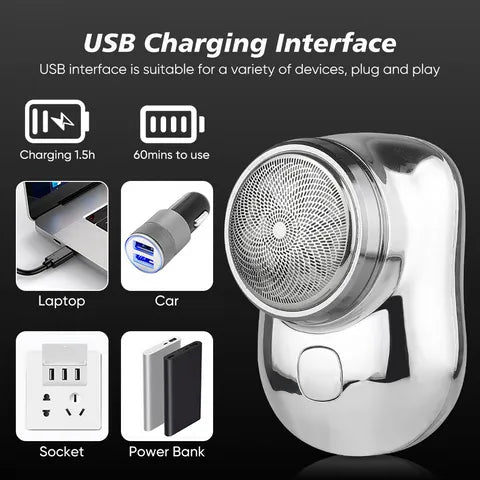 Compact Mini Electric Shaver